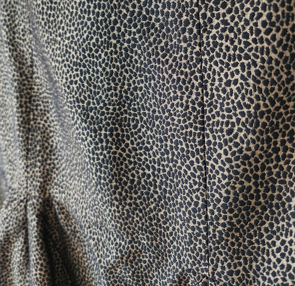 Vintage Fendi 2000s Karl Lagerfeld Animal Print Flare Mini Skirt IT 40 - Picture 2 of 6